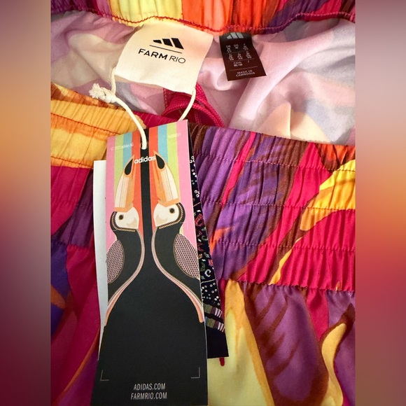 💕ADIDAS x FARM RIO💕 Pacer Shorts Medium M NWT - Picture 8 of 11